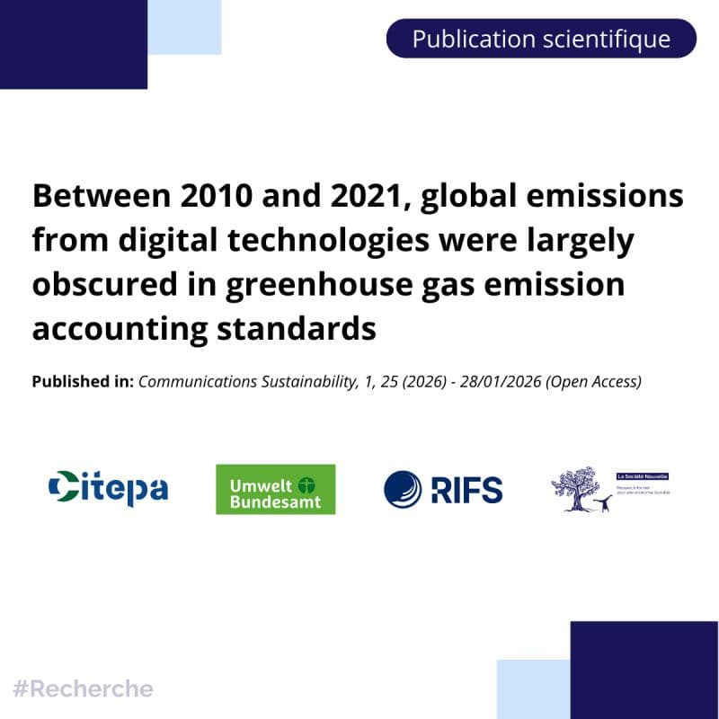Nouvelle publication scientifique : L’empreinte carbone du numérique enfin révélée