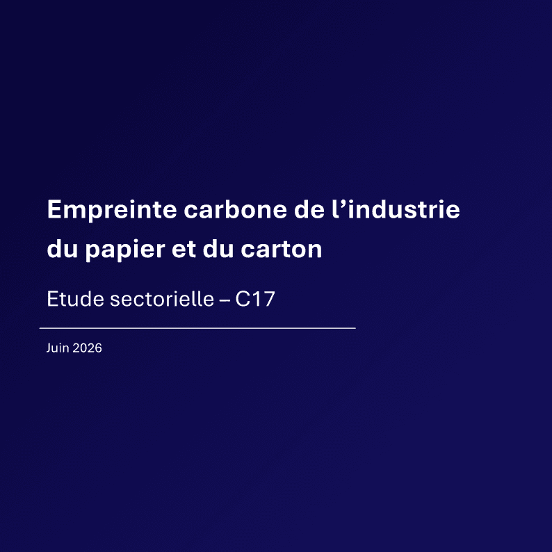 Analyse sectorielle - Empreinte carbone de l'industrie du papier et du carton (C17)